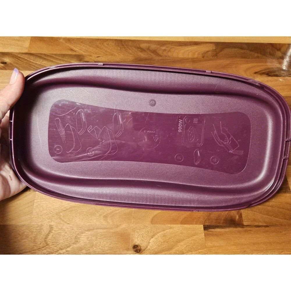 Tupperware Purple Microwave Pasta Maker Steamer Replacement Lid Only 7209A